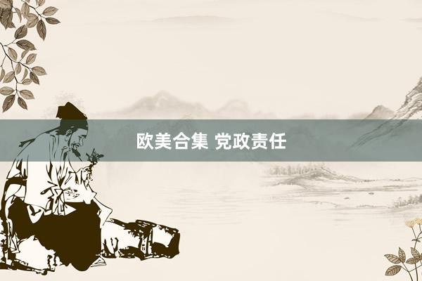 欧美合集 党政责任