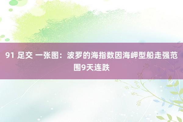 91 足交 一张图：波罗的海指数因海岬型船走强范围9天连跌